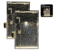 Veilleuse de Noël avec scène de neige, lampe de rue enneigée, matériaux de bricolage, veilleuse de neige, décoration de Noël, lampadaires réalistes de nuit enneigée, c'est un excellent cadeau à offrir