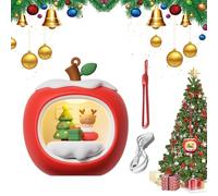 Veilleuse de Noël - Lampe de bureau 3D en forme de maison de fruits avec cordon | Veilleuse murale à brancher, lumières LED rechargeables pour table de nuit et décoration de chambre d'enfant, lumières