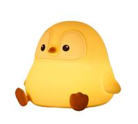 Veilleuse de nuit - Lampe de chevet pingouin pour chambre d'enfant et chambre à coucher | Rechargeable 1200 mAh avec contrôle tactile, éclairage d'ambiance à intensité variable pour dormir ou décorer