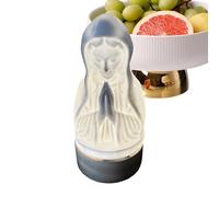 Veilleuse de prière - lampe de table de dévotion LED | Statue de la Vierge Marie | Décor religieux sacré | Home Lighting Spiritual | Artisanat cadeau pour la fête des mères | Non