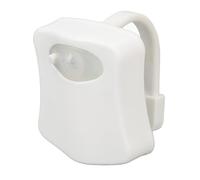 Veilleuse de Toilette, Lampe LED Activée par Capteur de Mouvement, 8 Couleurs Changeantes, Veilleuse Ajoutée sur le Siège de la Cuvette des Toilettes, Accessoire de Salle de Bain