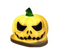 Veilleuse d'Halloween en forme de citrouille - Jolie lampe LED à brancher avec crochet de suspension, parfaite pour les chambres d'enfants et la décoration de fête