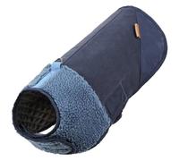 Veilleuse d'hiver Coton Whippet Grishound Refrein Chaud Veste De Chiens À Vent Froid,Bleu,S