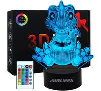 Veilleuse Dinosaure 3d Led Veilleuse Enfant Dinosaure Gamepad-16 Variations De Couleurs/1 Télécommande/1 Base,Décoration Chambre Cadeau De Jouet Drôle Pour Garçon Fille