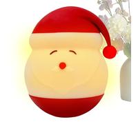 Veilleuse du Père Noël, Lumière du Père Noël,Petite veilleuse de pépinière - Veilleuse de chevet pour filles garçons, lampe de nuit LED, lampe de décoration de chambre à coucher, petite lumière de pép