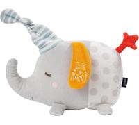 Veilleuse Eléphant - Doudou Avec ""Glow-In-The-Dark"" - Aide À L'endormissement Comme Veilleuse, Lampe D'allaitement, Lampe De Nuit & Lampe De Lit - Pour Les Bébés À Partir De 0+ Mois