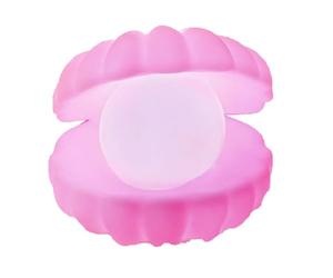 Veilleuse en Coquillage de Perles, Petite Veilleuse sur le Thème de la Plage pour la Décoration de la Maison, Lampe en Coquillage de Perles avec Perles Lumineuses, Adaptée pour