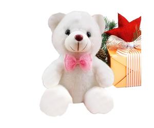Veilleuse en peluche - Panda en peluche moelleux de 30 cm, jouet câlin chaud et lumineux, compagnon doux au coucher, accessoire de sommeil réconfortant, ami décoratif pour chambre d'enfant, copain câl