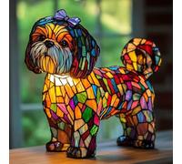 Veilleuse en résine artisanale en forme d'animal - Lampe de bureau LED multicolore, cadeau pour amoureux des animaux et décoration d'intérieur artistique