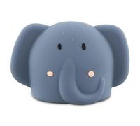 Trixie Veilleuse - Mme éléphant | Compagnon doux et spongieux pour l'heure du coucher | Rechargeable avec luminosité réglable | Parfait pour les chambres d'enfants, Bleu