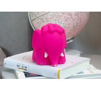 Dhink Veilleuse souple en silicone Donnie L'éléphante Rose G
