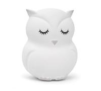 Veilleuse Enfant Animaux en Silicone Souple, Lampe de Nuit Rechargeable USB-C, Lumière Douce Blanc Chaud & RGB, Compagnon de Sommeil pour Chambre Bébé, Idée Cadeau Naissance Anniversaire (Hibou)