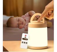 Veilleuse Enfant Bébé Multicouleurs Lampe de Chevet Chambre Lampe Nomade Télécommande Lumiere Ambiance Dimmable Rechargeable