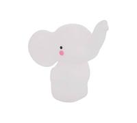 Atmosphera - Veilleuse elephant enfant softy blanc 14.5x13x10,5 cm