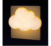 Veilleuse Enfant LED - Capteur crépusculaire Prise murale - Chambre bébé - Nuage