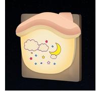 Veilleuse Enfant Prise Électrique Lampe De Nuit Automatique Pour Maternité Lumière Murale À Brancher Pour Chambre Bebe Éclair[B528]