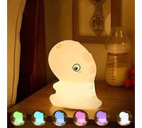 Veilleuse Enfants Bébé Dinosaure Batterie Lampe de chevet pour Fille Garçon Chambre Enfant Lampe d'allaitement 7 couleurs Lampe de nuit Cadeau Bébé