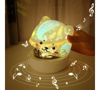 Veilleuse Enfants,Lampe Projecteur 360° Rotation Étoile Avec 6 Projections Et 5musiques,Veilleusemusique Usb,Lumière De Décoration De Chambre D'enfants,Cadeaux D'anniversaire Noël Saint Valentin