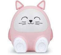 Veilleuse et Enceinte sans fil Bluetooth BigBen Chat 15 W Rose Rose