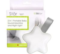 Veilleuse Et Machine À Sons Pour Bébé 2 En 1 Stär - 15 Chansons, Apaisant Et Apaisant - Avec Machine À Bruit Blanc - Son C?ur Ou Vague - Minuterie D'arrêt Automatique - Volume Réglable