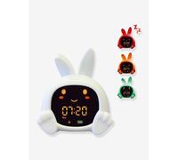 ZAZU Réveil éducatif Sarah – Veilleuse LED 5 couleurs, Machine à sons, Rechargeable USB