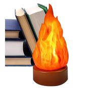 Veilleuse Flamme Dansante | Lampe de Table Halloween Flamme Vacillante,Décoration Halloween pour Intérieur Extérieur Salon Chambre Jardin Fête Camping Noël Cheminée