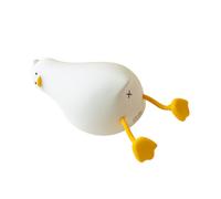 Veilleuse Flip-Over Duck Veilleuse Led En Silicone Amusante Et Créative Rechargeable Par Usb Cadeau Pour Enfants
