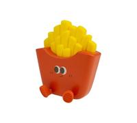 Veilleuse Frites - Lampe LED Rechargeable avec 3 Modes de Luminosité - Design Fantaisiste en Silicone et ABS pour Chambre d’Enfant ou Décoration Amusante