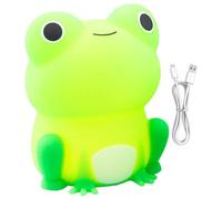 Veilleuse grenouille, lumière grenouille pour, lumière en forme de grenouille, petite veilleuse rechargeable en silicone, minuterie automatique, lampe LED grenouille, veilleuse animale