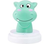 Alecto Veilleuse LED SILLY HIPPO Automatique Vert d'eau