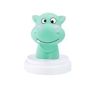 Alecto Veilleuse LED SILLY HIPPO Automatique Vert d'eau