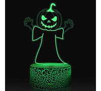Veilleuse illusion Roi Citrouille d'Halloween Town, Lumière Créative