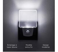Veilleuse Integral LED - avec détection de mouvement PIR (capteur infrarouge) et détection crépusculaire - sur prise électrique