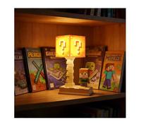 Veilleuse - Lampe décorative en forme de bloc - Lampe d'ambiance pour chevet enfant - Rechargeable par USB - Personnage vert mignon