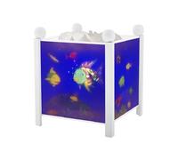 Trousselier – Veilleuse Le Poisson Arc-en-Ciel – Bois blanc, ampoule 12V 10W inclue, prise EU