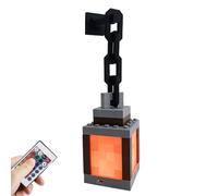 Veilleuse Lanternes Pixelisée, Lumière Ambiante Murale LED Rechargeable à 16 Couleurs, Interrupteur Tactile et Télécommande, pour Chambre, Salle de Jeux, Fête
