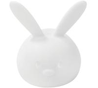 Nattou Veilleuse de nuit Lapin LED en silicone – Activation vocale, 7 lumières, sans BPA, Blanc