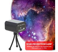 Veilleuse Laser Pour Ktv, Usb, Portable, Lampe De Projection Plein Ciel Et Étoiles Clignotantes, Cadeau De Noël Pour Enfants Et Bébés
