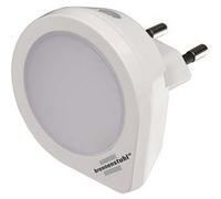 Veilleuse LED 0,2W 5lm 50Hz IPX2 avec Capteur Crépusculaire Brennenstuhl Blanc Blanc G