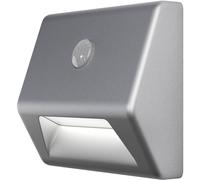 Veilleuse LED avec détecteur de mouvement LEDVANCE NIGHTLUX® Stair L 4058075260757 rectangulaire LED blanc neutre argent