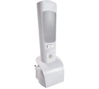 Veilleuse LED avec détecteur de mouvement Müller-Licht Casto 27700012 cylindrique LED blanc lumière du jour blanc