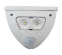 Veilleuse LED avec détecteur de mouvement Müller-Licht Navalux 27700033 triangulaire LED blanc neutre blanc
