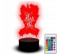 Veilleuse Led Avec Télécommande Usb Et Logo Stranger Things