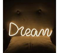 Veilleuse LED chaude - Lettres lumineuses néon - Cadeau d'anniversaire pour homme, grotte, bar, salle de jeu, décoration de chambre à coucher