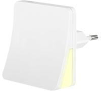 Veilleuse Led 'edge' Avec Capteur De Luminosité ¿ Led Pour La Chambre D'enfants, Lampe De Nuit Ou D'orientation Pour Couloir Et Cave, Éclairage D'ambiance, Fiche Euro Pour Prise Murale ¿ Blanc