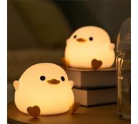 Veilleuse Led En Forme De Canard Mignon,Aste Par Usb,Lampe En Silicone,Interrupteur Tactile,Décoration De Chambre D'enfant,Cadeau D'anniversaire - Type Dodo Duck