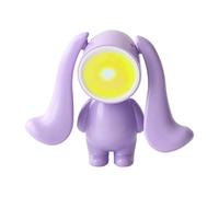 Veilleuse LED en forme de petit lapin | Veilleuse LED douce pour chambre à coucher, étude, travail, loisirs