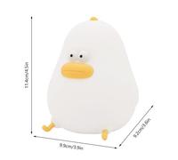 Veilleuse Led En Forme De Poussin Mignon, Design De Dessin Animé, Rechargeable Par Usb, Luminaire Décoratif D'intérieur, Lumière À Intensité Réglable