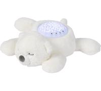Veilleuse Led Koala Bear, Projecteur De Ciel Étoilé, 3 Couleurs Led, 5 Sons Et Chansons, Peluche/Polyester, 26 Cm, Blanc