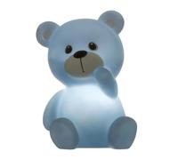 Veilleuse Led Nomade Petit Ourson 13 Cm Bleu Multicolore